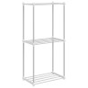 Étagère tubulaire Blanc 42,5 x 27 x 91,5 cm Aluminium 632105632105
