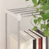 Étagère tubulaire Blanc 42,5 x 27 x 91,5 cm Aluminium 632105632105