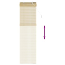 Store enrouleur Naturel 50 x 220 cm Bambou 632107632107