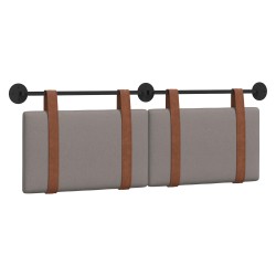 Tête de lit suspendue Uni Taupe 150 x 55 x 5 cm PU antique 632109632109