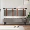Tête de lit suspendue Uni Taupe 150 x 55 x 5 cm PU antique 632109632109