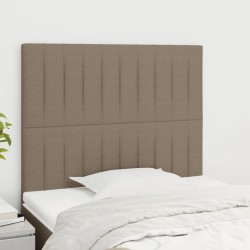 Tête de lit Taupe 100x5x118/128 cm Tissu 632110632110