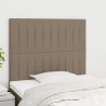 Tête de lit Taupe 100x5x118/128 cm Tissu 632110632110