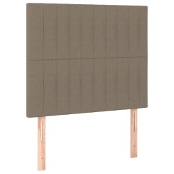 Tête de lit Taupe 100x5x118/128 cm Tissu 632110632110