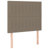 Tête de lit Taupe 100x5x118/128 cm Tissu 632110632110