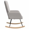 Chaise à bascule Gris clair Tissu Sherpa 632112632112