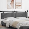 Tête de lit suspendue Gris foncé Tissu 632118632118