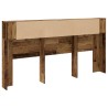 Armoire de tête de lit vieux bois 200x18,5x102,5 cm 632121632121