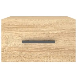 Table de chevet murale chêne sonoma 35x35x20 cm 632125632125