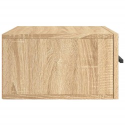 Table de chevet murale chêne sonoma 35x35x20 cm 632125632125