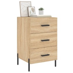 Table de chevet chêne sonoma 40x40x66 cm bois d'ingénierie 632126632126