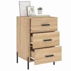 Table de chevet chêne sonoma 40x40x66 cm bois d'ingénierie 632126632126