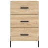 Table de chevet chêne sonoma 40x40x66 cm bois d'ingénierie 632126632126