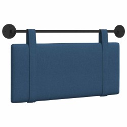 Tête de lit suspendue Bleu Tissu 632128632128