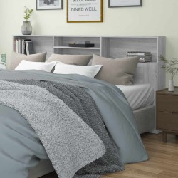Armoire de tête de lit Sonoma gris 220x19x103,5 cm 632129632129