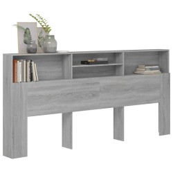 Armoire de tête de lit Sonoma gris 220x19x103,5 cm 632129632129