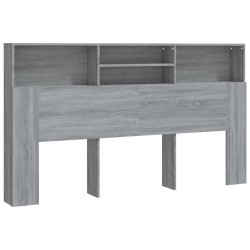 Armoire de tête de lit Sonoma gris 180x19x103,5 cm 632130632130