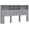 Armoire de tête de lit Sonoma gris 180x19x103,5 cm 632130632130