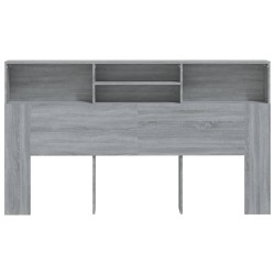 Armoire de tête de lit Sonoma gris 180x19x103,5 cm 632130632130