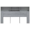 Armoire de tête de lit Sonoma gris 180x19x103,5 cm 632130632130