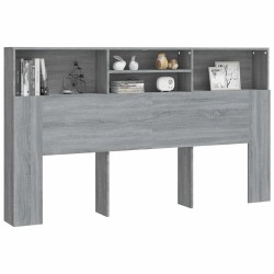 Armoire de tête de lit Sonoma gris 180x19x103,5 cm 632130632130