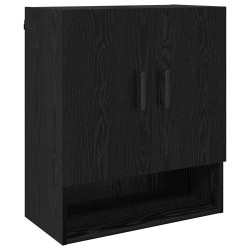 Armoire Murale Chêne noir 60 x 31 x 70 cm Bois d'ingénierie 632131632131