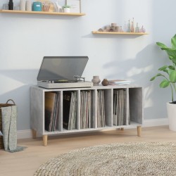 Armoire à disques gris béton 100x38x48 cm bois d'ingénierie 632137632137