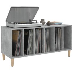 Armoire à disques gris béton 100x38x48 cm bois d'ingénierie 632137632137