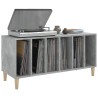 Armoire à disques gris béton 100x38x48 cm bois d'ingénierie 632137632137