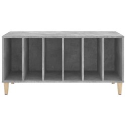 Armoire à disques gris béton 100x38x48 cm bois d'ingénierie 632137632137