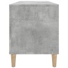 Armoire à disques gris béton 100x38x48 cm bois d'ingénierie 632137632137