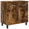 Unité de vanité de salle de bain Chêne fumé 60 x 35 x 60 cm 632140632140