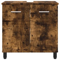 Unité de vanité de salle de bain Chêne fumé 60 x 35 x 60 cm 632140632140