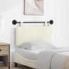 Tête de lit suspendue Crème Tissu en velours côtelé 632142632142