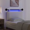 Tête de lit suspendue Crème Tissu en velours côtelé 632142632142