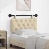 Tête de lit suspendue Avec lumière LED Crème Tissu 632144632144