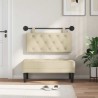 Tête de lit suspendue Avec lumière LED Crème Tissu 632144632144