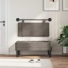 Tête de lit suspendue Avec lumière LED Gris PU antique 632148632148