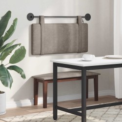 Tête de lit suspendue Avec lumière LED Gris PU antique 632148632148