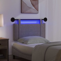 Tête de lit suspendue Avec lumière LED Gris PU antique 632148632148