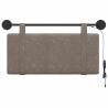Tête de lit suspendue Avec lumière LED Gris PU antique 632148632148