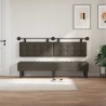 Tête de lit suspendue Avec lumière LED Gris Simili cuir 632149632149