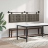 Tête de lit suspendue Avec lumière LED Gris Simili cuir 632149632149