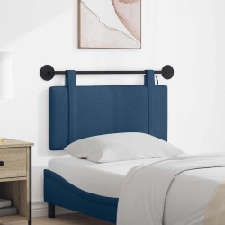 Tête de lit suspendue Avec lumière LED Bleu Tissu 632152632152