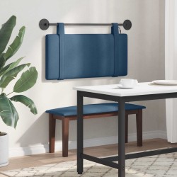 Tête de lit suspendue Avec lumière LED Bleu Tissu 632152632152