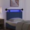 Tête de lit suspendue Avec lumière LED Bleu Tissu 632152632152