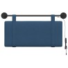 Tête de lit suspendue Avec lumière LED Bleu Tissu 632152632152