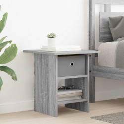 Table de chevet avec tiroir 2 pcs Gris Sonoma 41 x 40 x 45 cm 632153632153