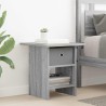 Table de chevet avec tiroir 2 pcs Gris Sonoma 41 x 40 x 45 cm 632153632153