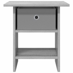 Table de chevet avec tiroir 2 pcs Gris Sonoma 41 x 40 x 45 cm 632153632153